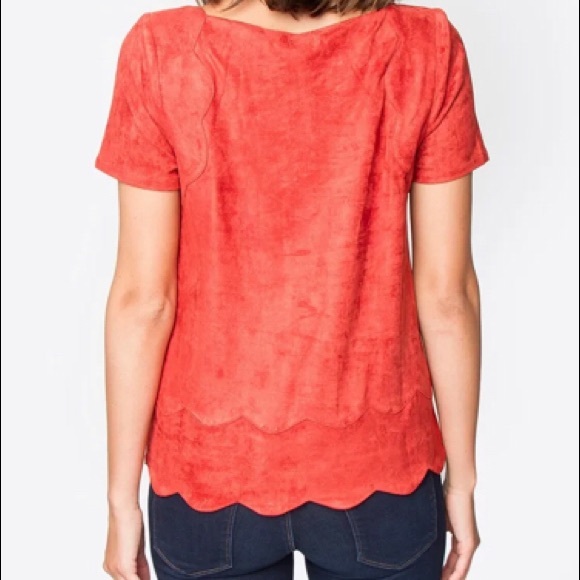 DEMI SUEDE TOP - Picture 2 of 2